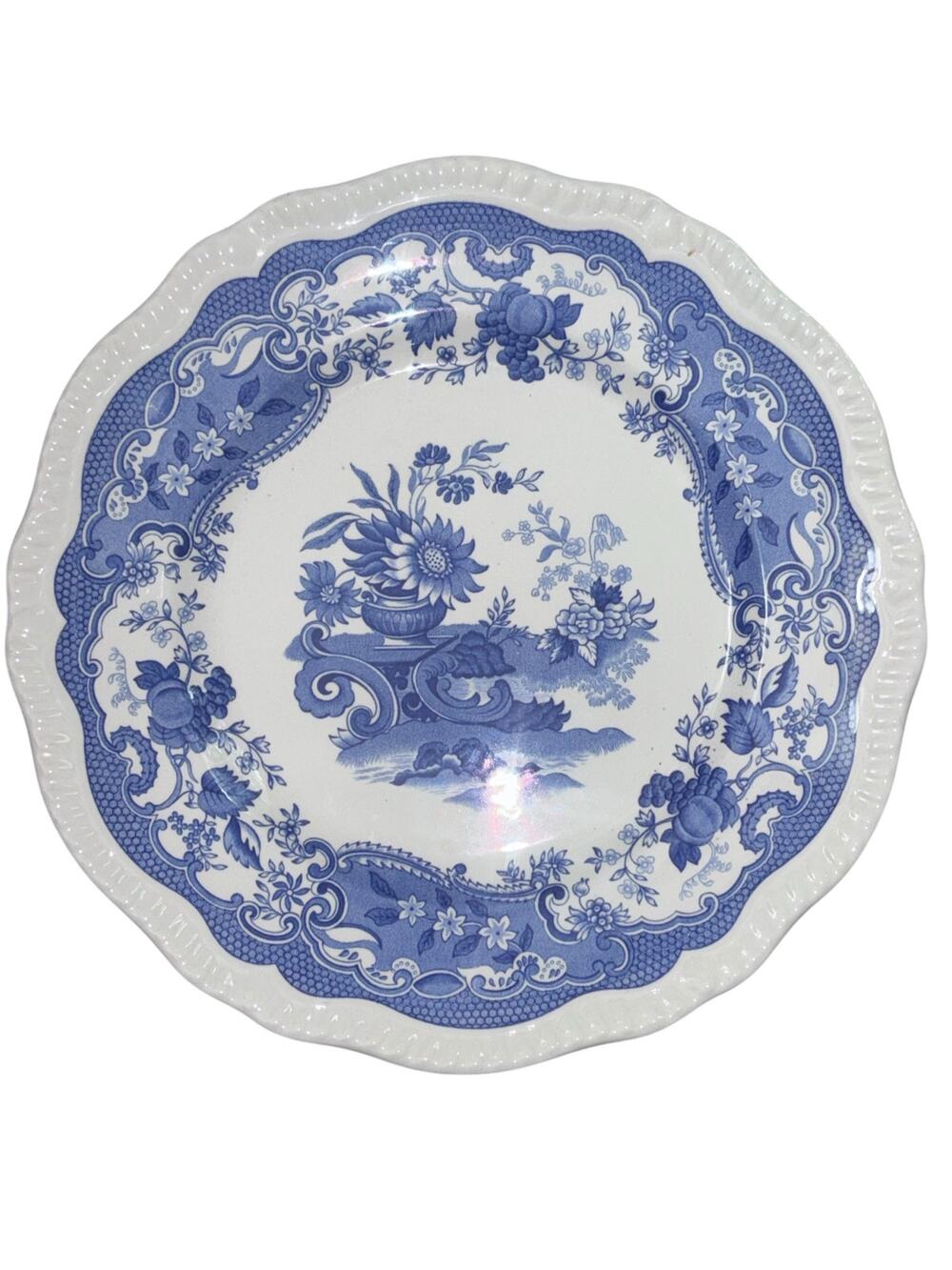 Spode May Dinner Plate from the Blue Room Collection Regency Series Country
